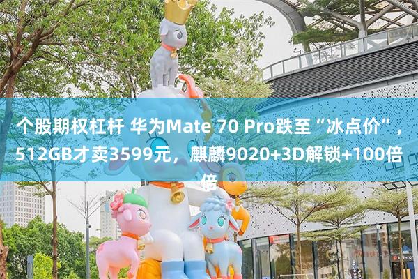 个股期权杠杆 华为Mate 70 Pro跌至“冰点价”，512GB才卖3599元，麒麟9020+3D解锁+100倍