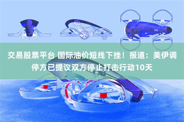 交易股票平台 国际油价短线下挫！报道：美伊调停方已提议双方停止打击行动10天